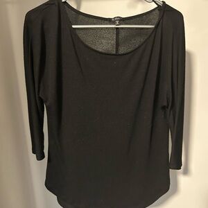 🧡5/$25🧡Elegant 3/4 Sleeve Black Women's Top